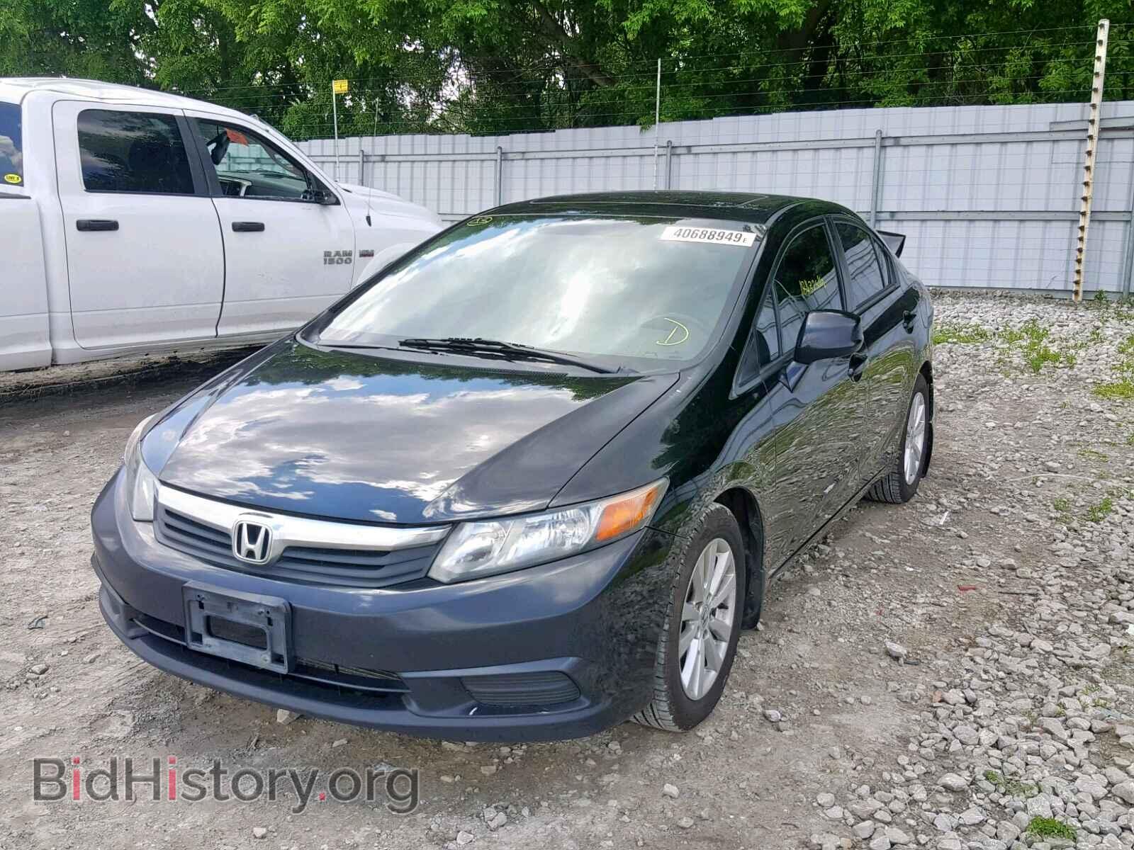 2012 HONDA CIVIC LX - VIN: 2HGFB2F54CH116130 - Фото 2