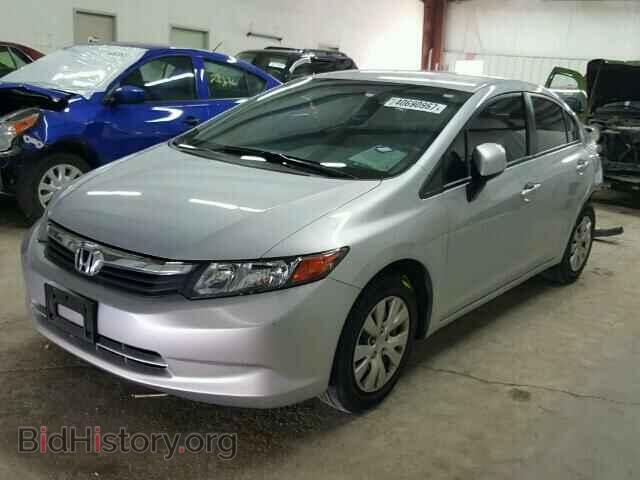 2012 HONDA CIVIC - VIN: 2HGFB2F52CH567170 - Фото 2