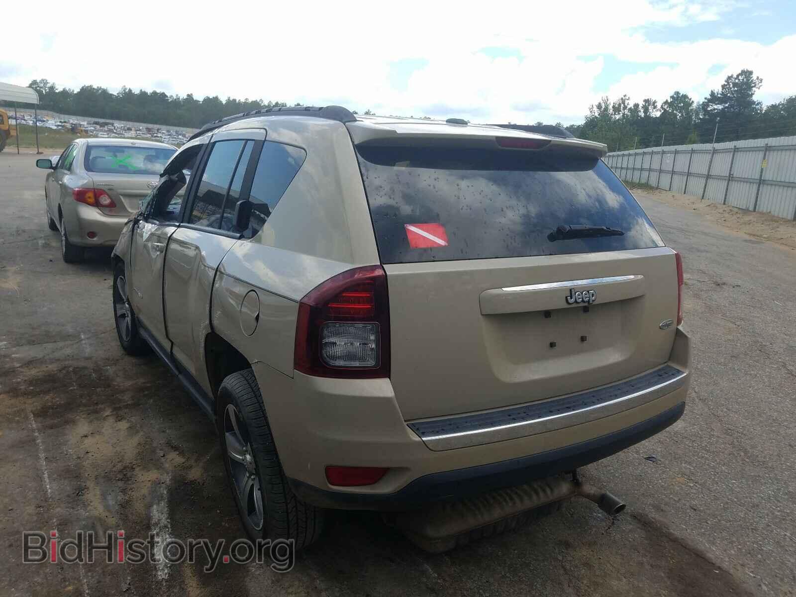 2016 JEEP COMPASS - VIN: 1C4NJCEA8GD761044 - Фото 3