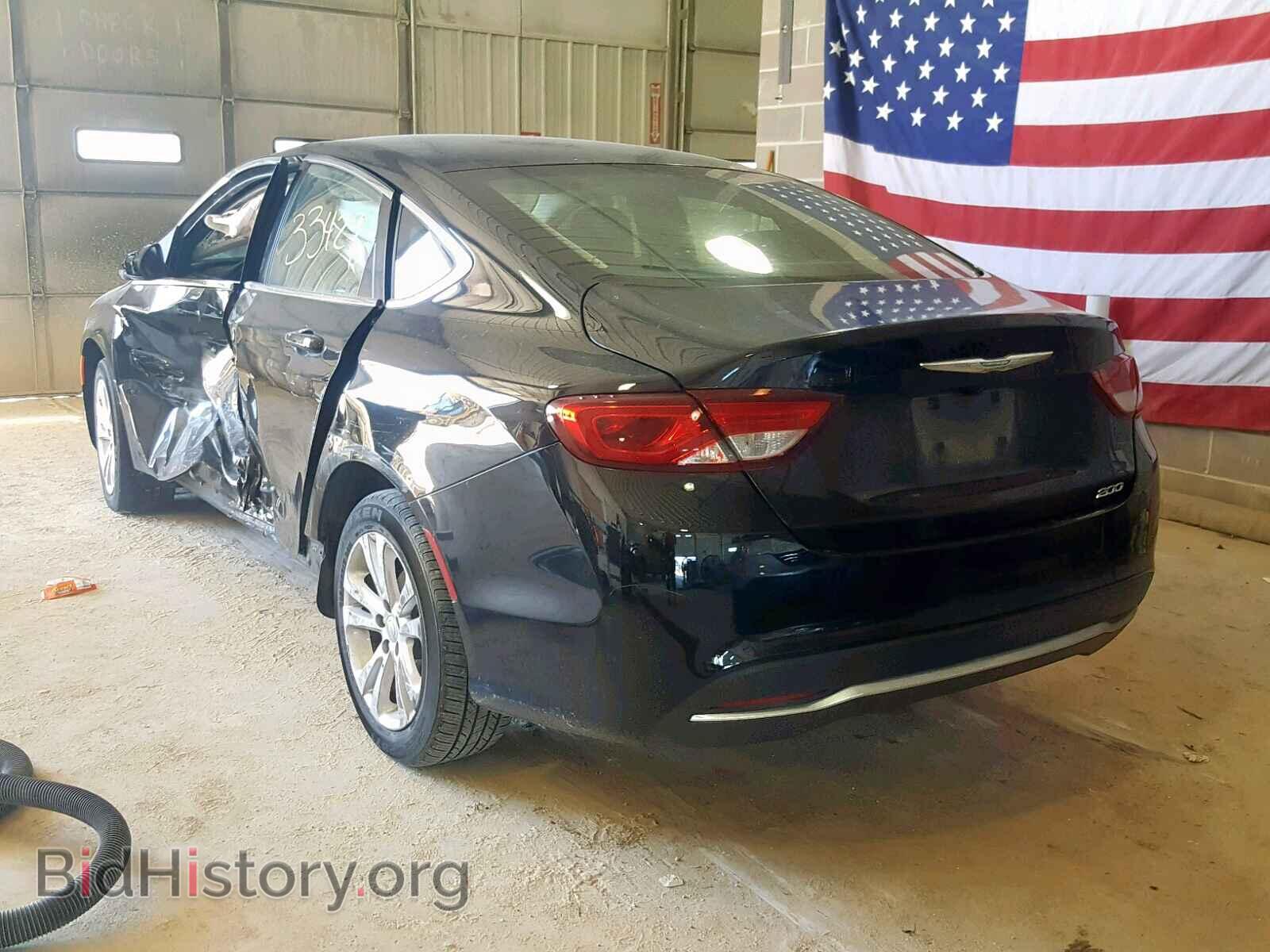 2016 CHRYSLER 200 - VIN: 1C3CCCAB9GN167805 - Фото 3