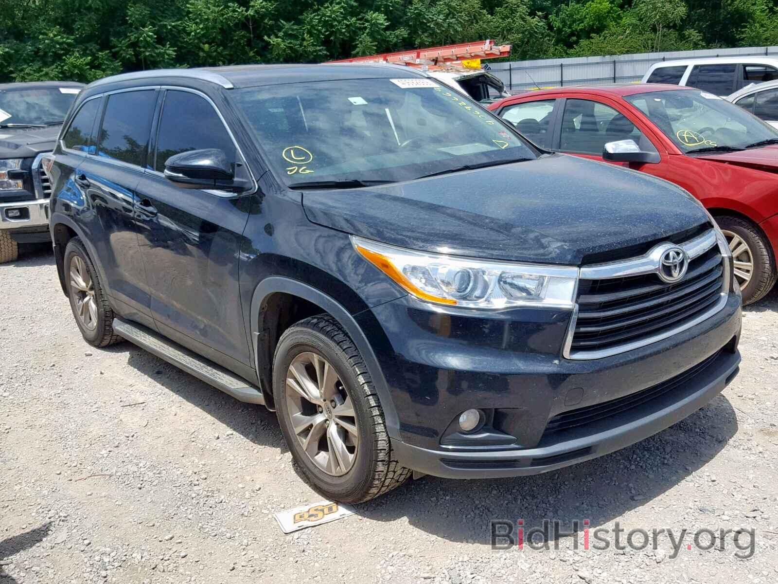 Photo 5TDKKRFH4ES026352 - TOYOTA HIGHLANDER 2014