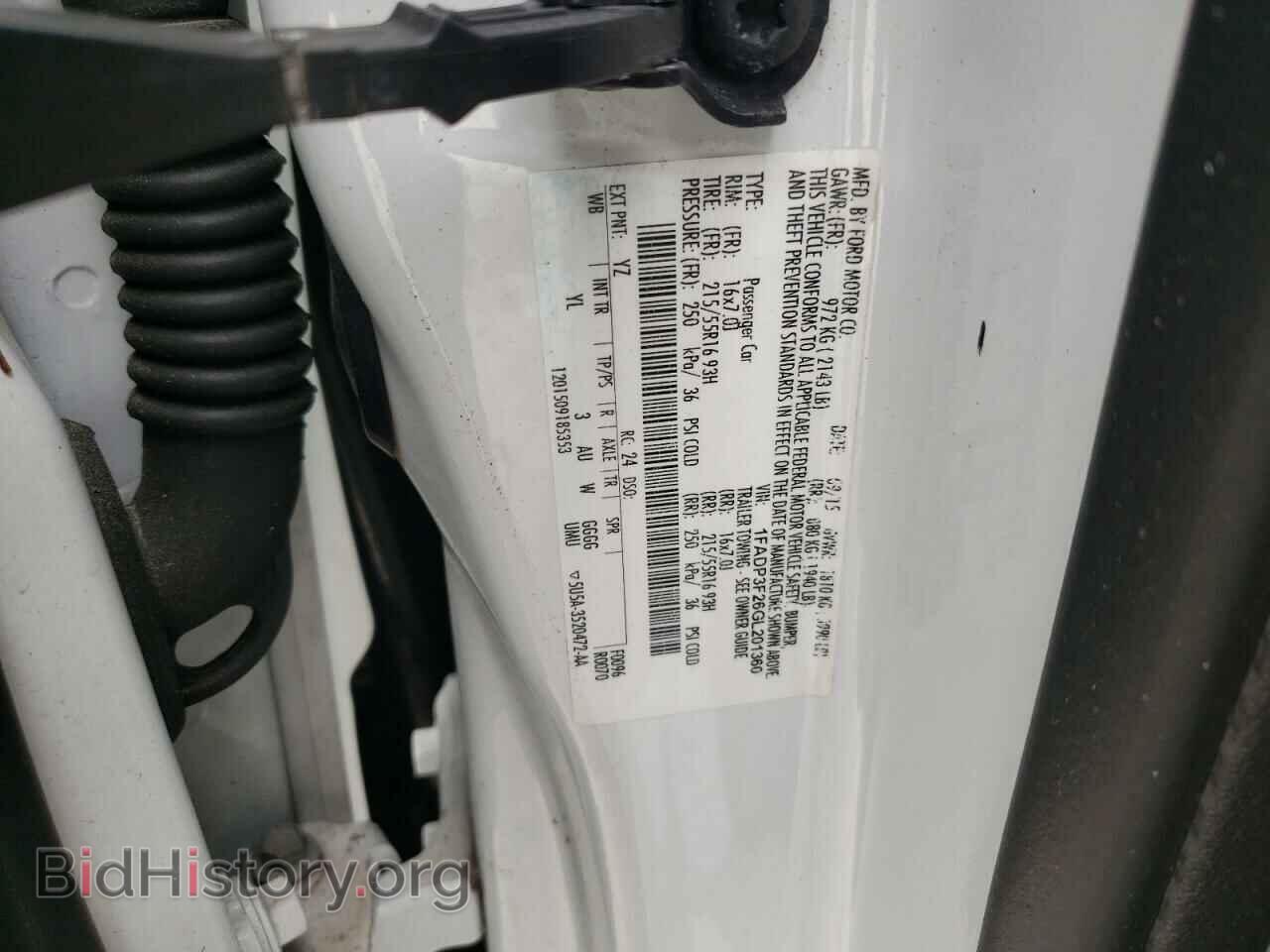 2016 FORD FOCUS - VIN: 1FADP3F26GL201360 - Фото 10