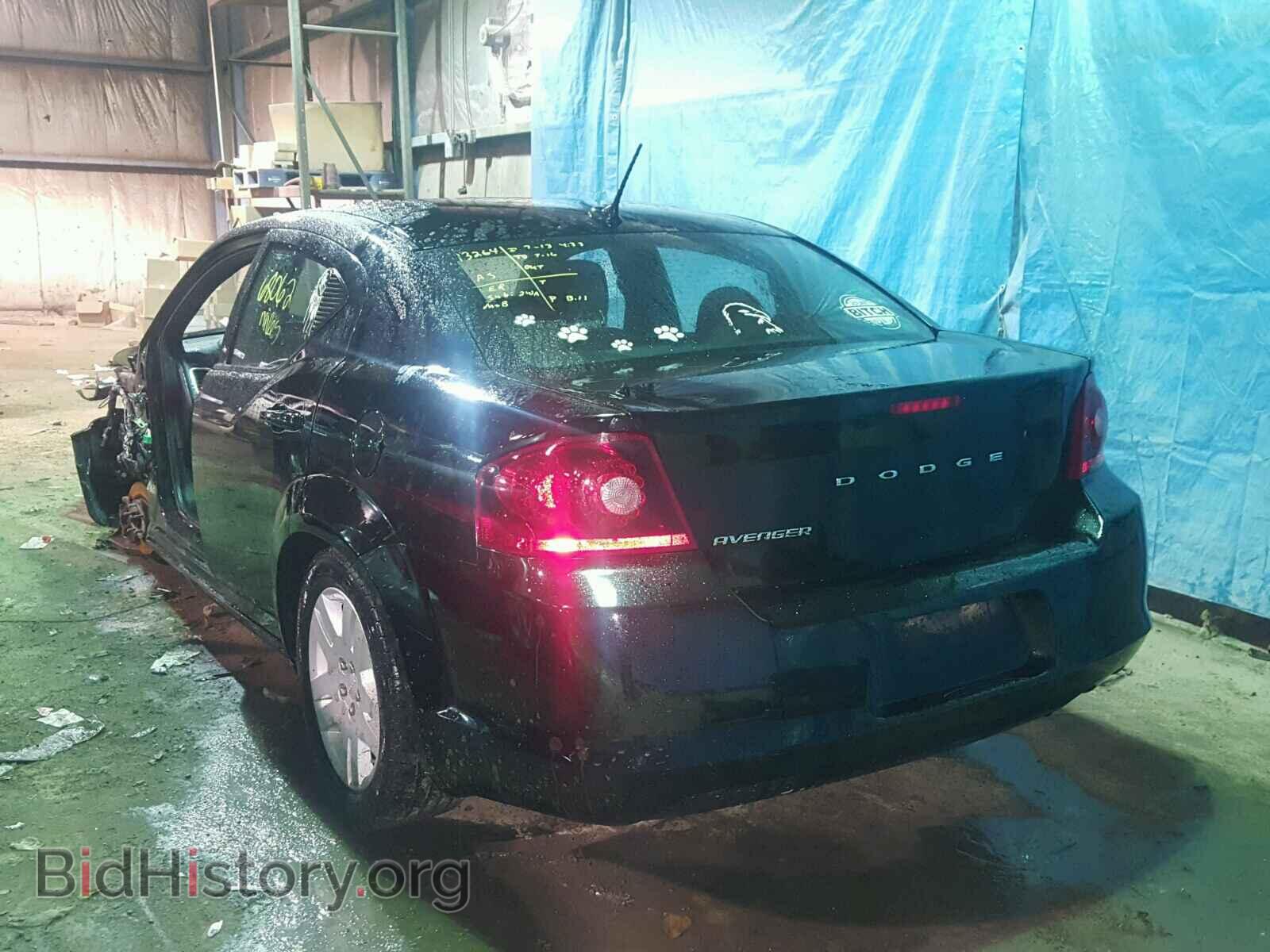 2012 DODGE AVENGER - VIN: 1C3CDZAB3CN132669 - Фото 3
