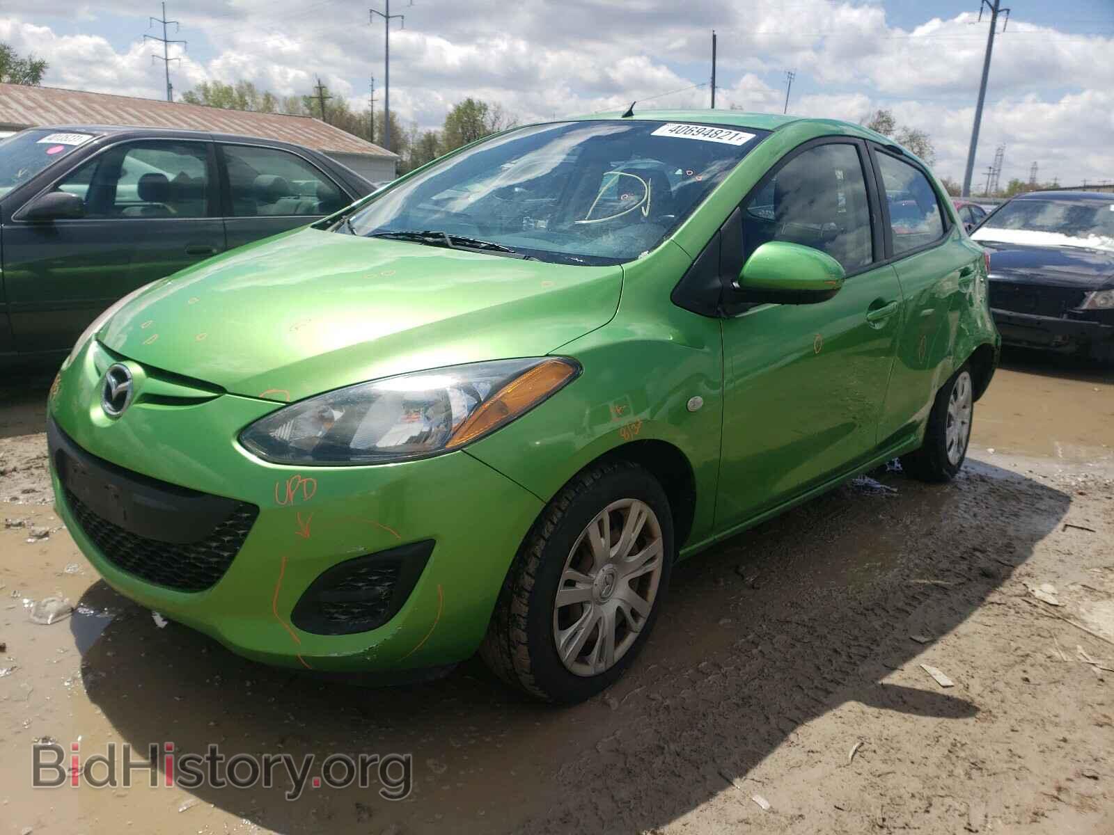 2011 MAZDA 2 - VIN: JM1DE1HY9B0104105 - Фото 2