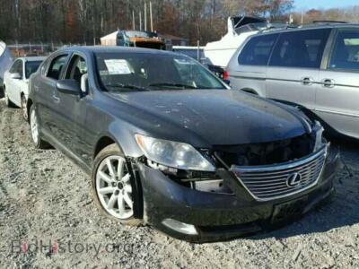 2007 Lexus LS460 LS 460l, черный — VIN JTHGL46F975002589, Copart