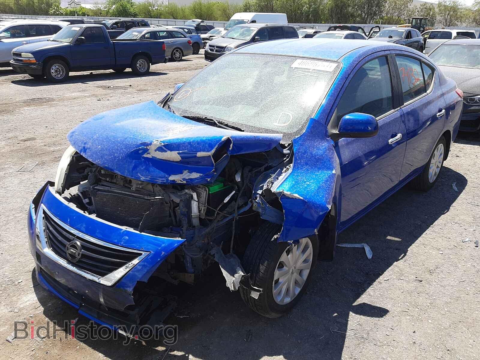 2012 NISSAN VERSA - VIN: 3N1CN7APXCL931408 - Фото 2