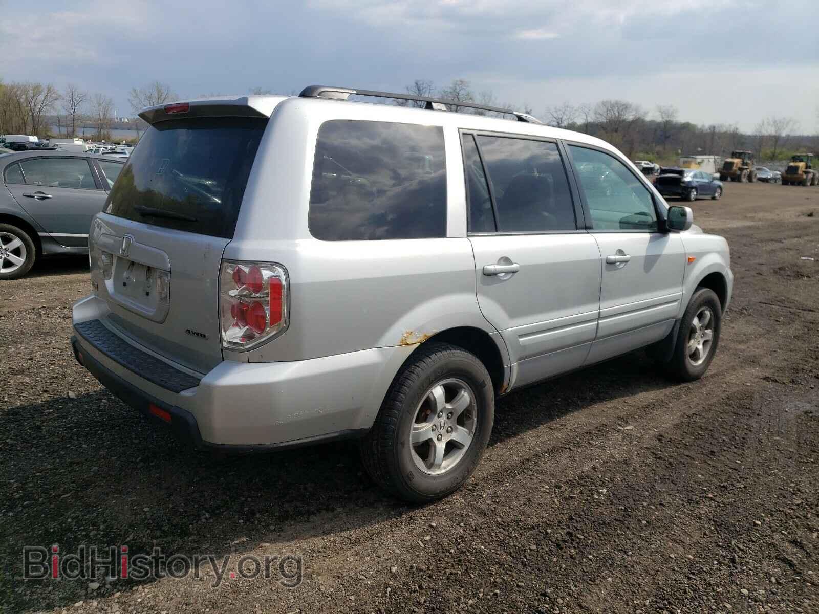 2007 HONDA PILOT - VIN: 2HKYF18537H505437 - Фото 4