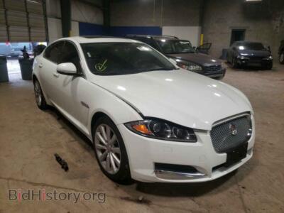 2014 Jaguar XF, white — VIN SAJWJ0EF9E8U14666, Copart