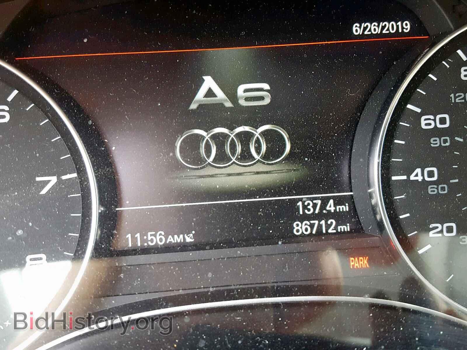 2013 AUDI A6 - VIN: WAUGGAFC2DN040250 - Фото 8