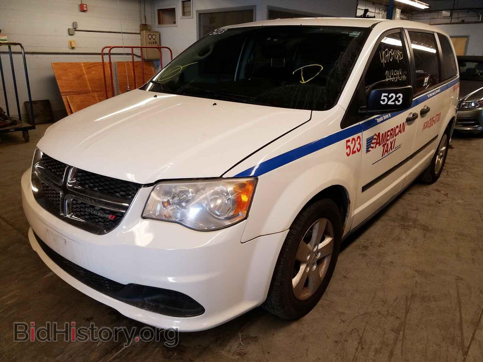 2013 DODGE CARAVAN - VIN: 2C4RDGBG1DR506642 - Фото 2
