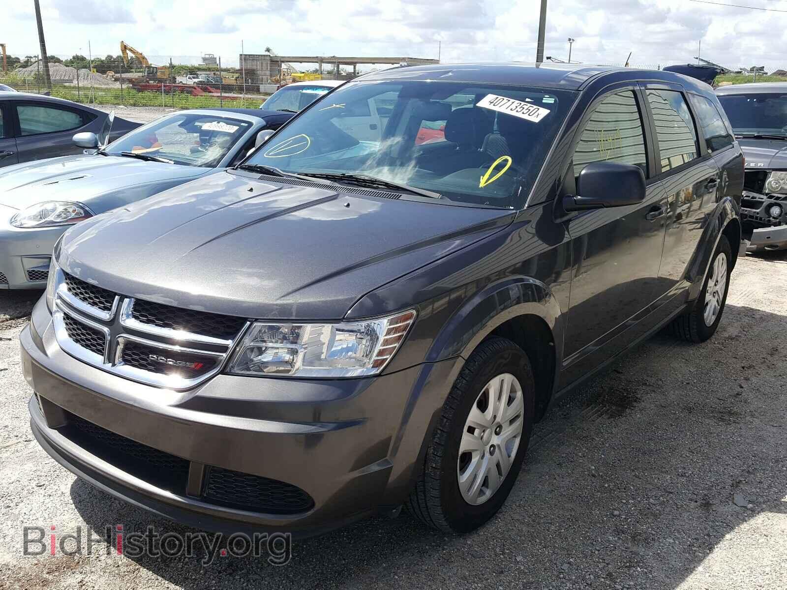 2014 DODGE JOURNEY - VIN: 3C4PDCAB0ET246593 - Фото 2
