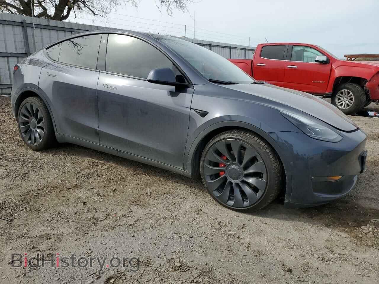 2022 TESLA MODEL Y - VIN: 7SAYGDEF3NF569407 - Фото 4