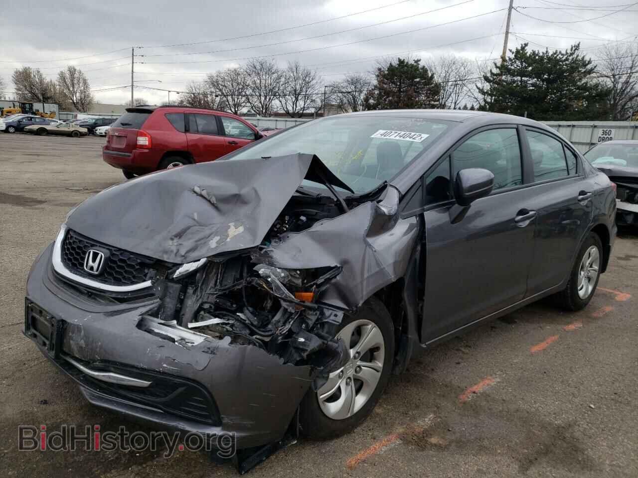 2015 HONDA CIVIC - VIN: 19XFB2F53FE070496 - Фото 2