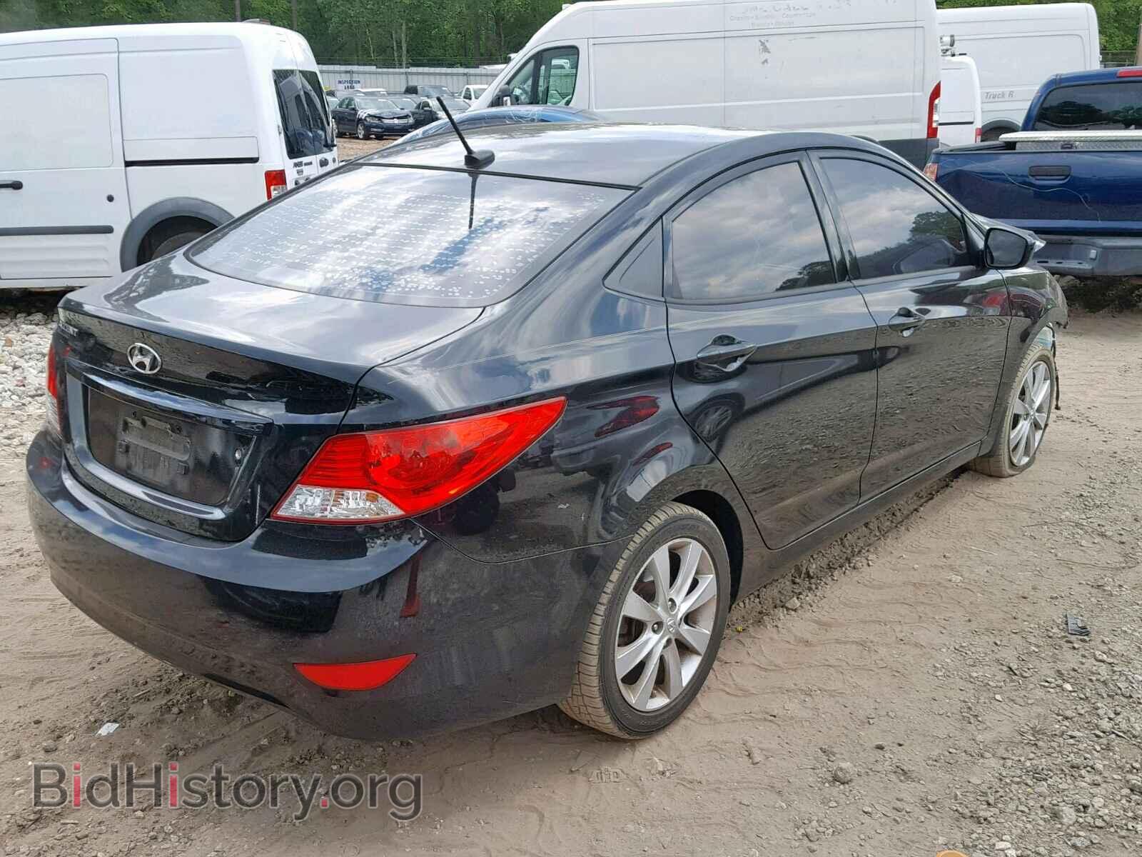 2014 HYUNDAI ACCENT - VIN: KMHCU4AE2EU608696 - Фото 4