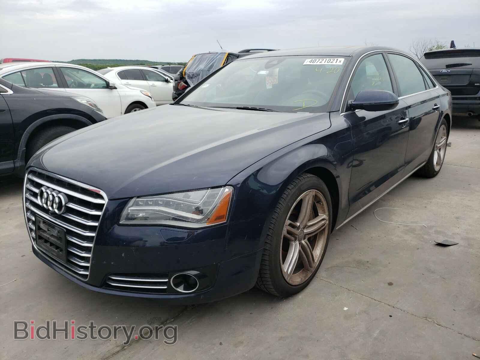 2013 AUDI A8 - VIN: WAUR2AFD0DN014729 - Фото 2