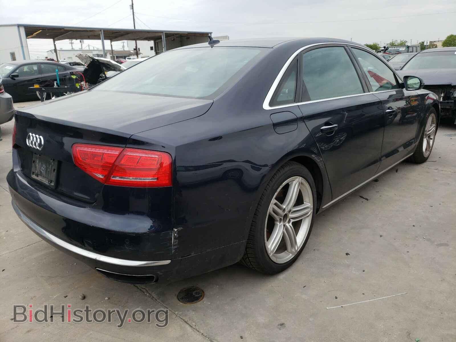 2013 AUDI A8 - VIN: WAUR2AFD0DN014729 - Фото 4