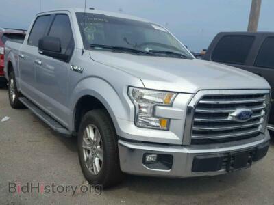 2015 Ford F150, silver — VIN 1FTEW1CF7FKE47836, Copart