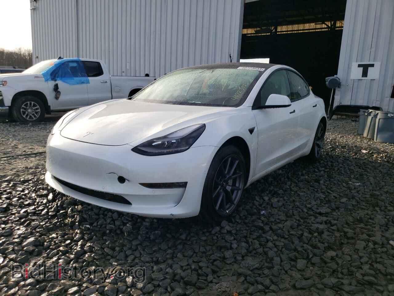 Photo 5YJ3E1EBXMF044710 - TESLA MODEL 3 2021
