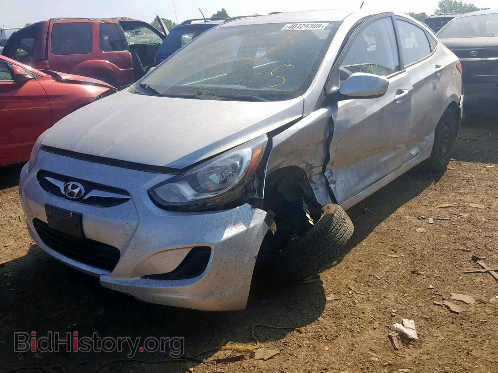 2013 HYUNDAI ACCENT - VIN: KMHCT4AE7DU463947 - Фото 2