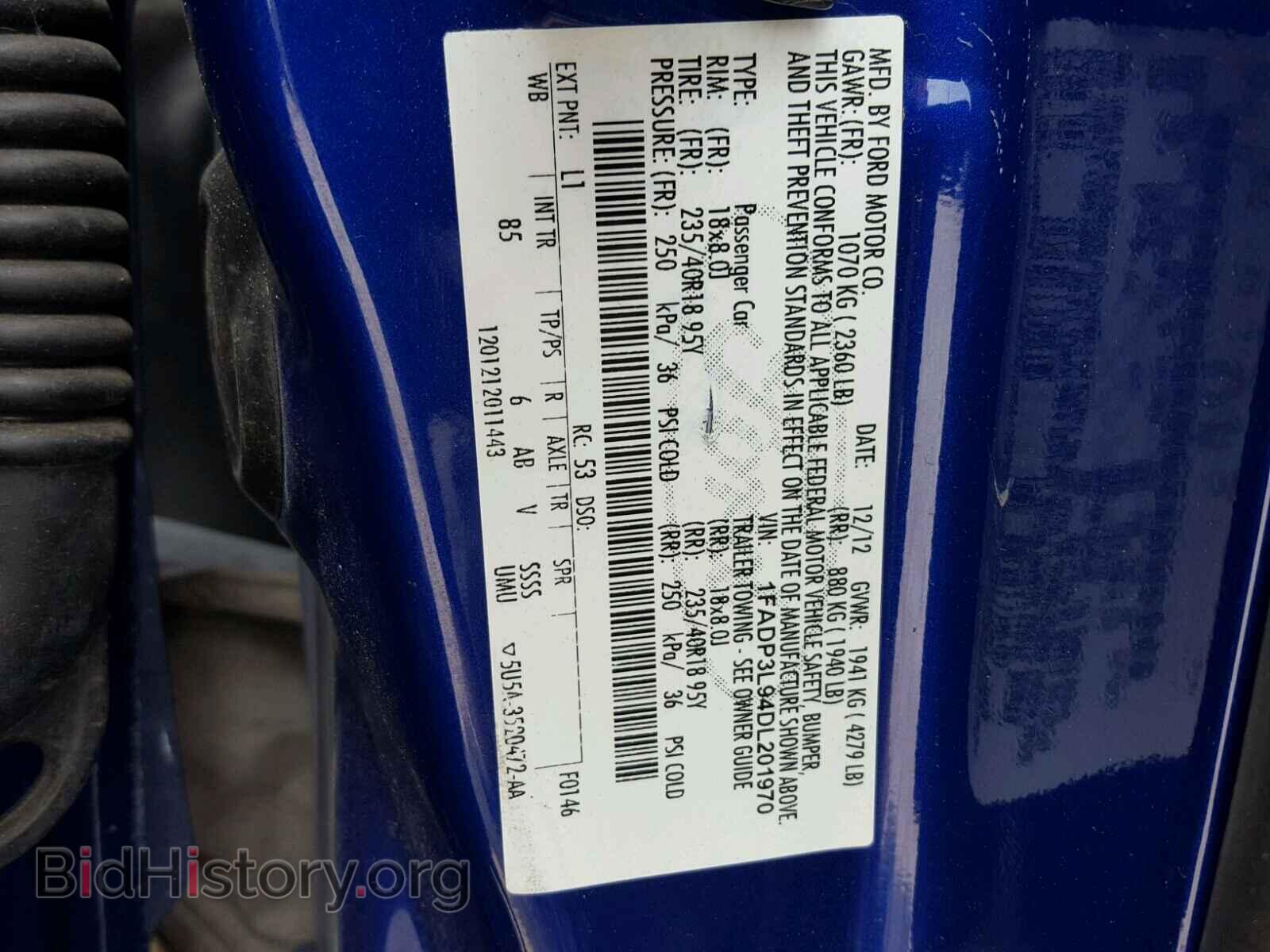 2013 FORD FOCUS - VIN: 1FADP3L94DL201970 - Фото 10