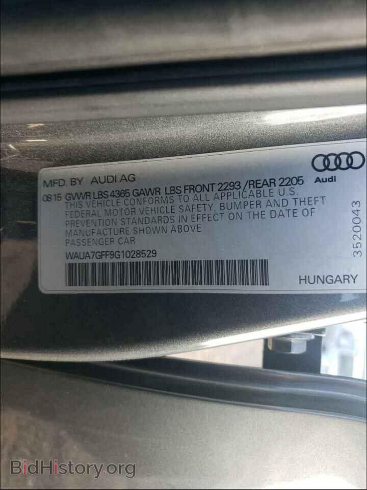 2016 AUDI A3 - VIN: WAUA7GFF9G1028529 - Photo 10