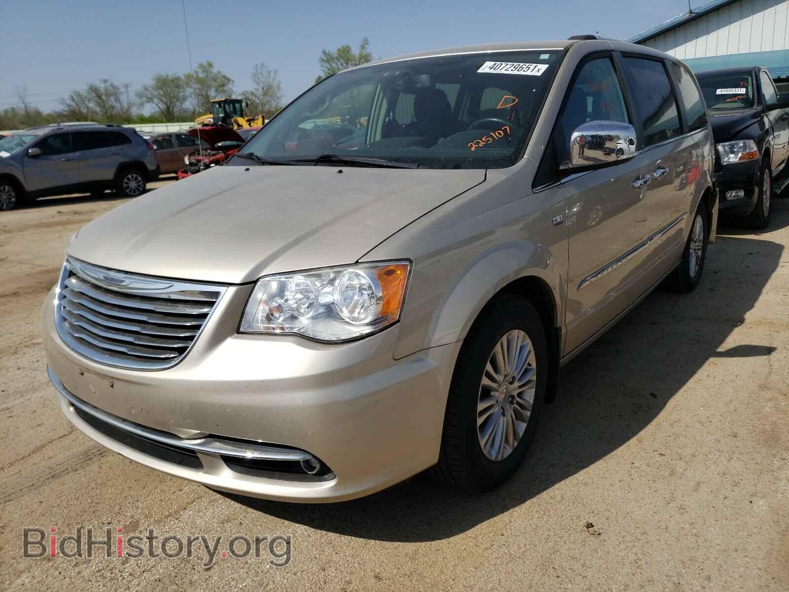 2014 CHRYSLER MINIVAN - VIN: 2C4RC1CG9ER225107 - Фото 2