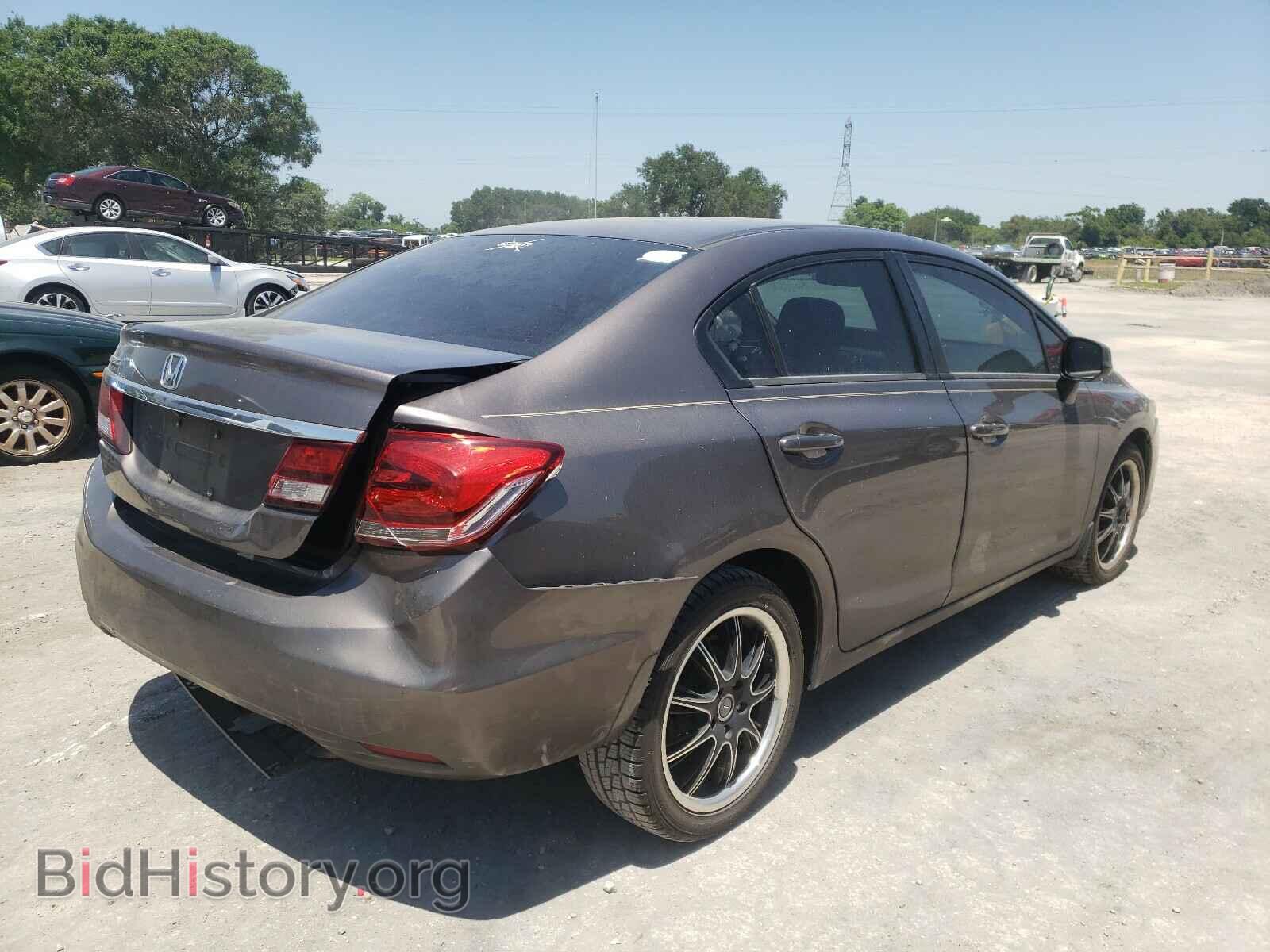 2013 HONDA CIVIC - VIN: 19XFB2F55DE098412 - Фото 4