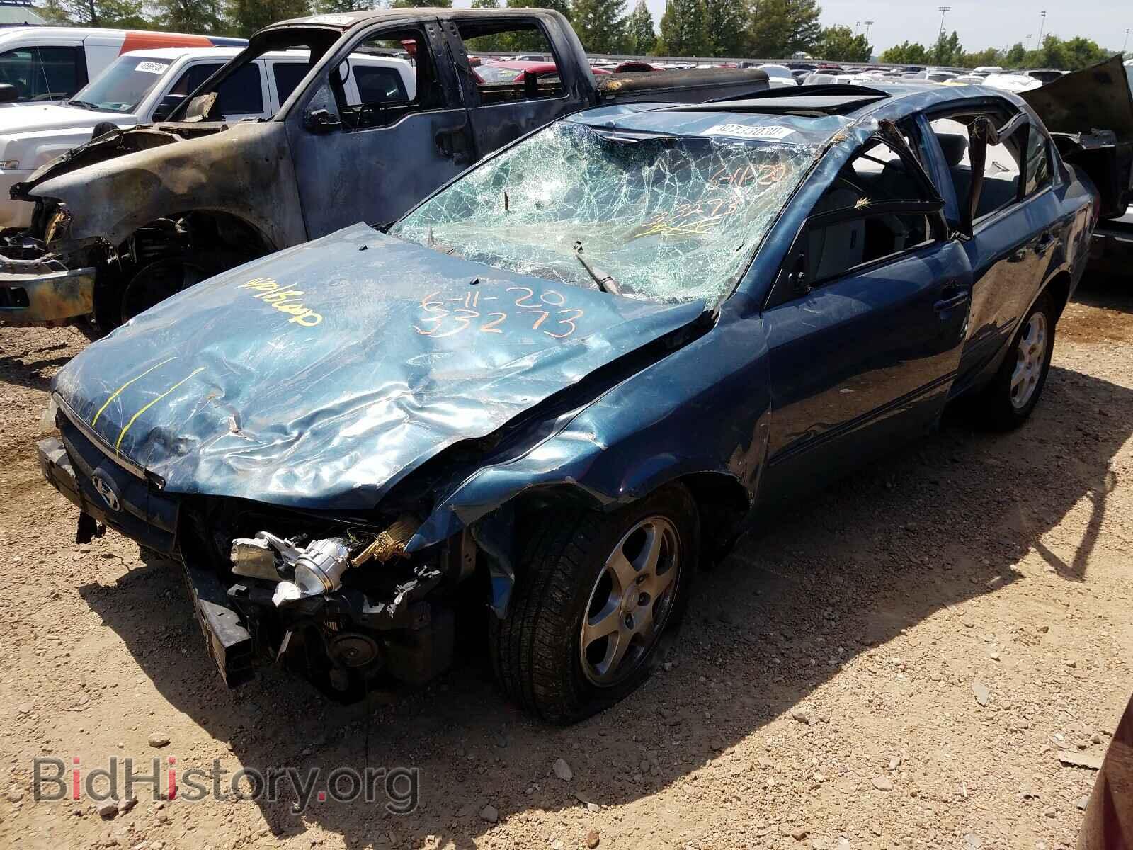 2007 HYUNDAI SONATA - VIN: 5NPEU46F87H165594 - Фото 2