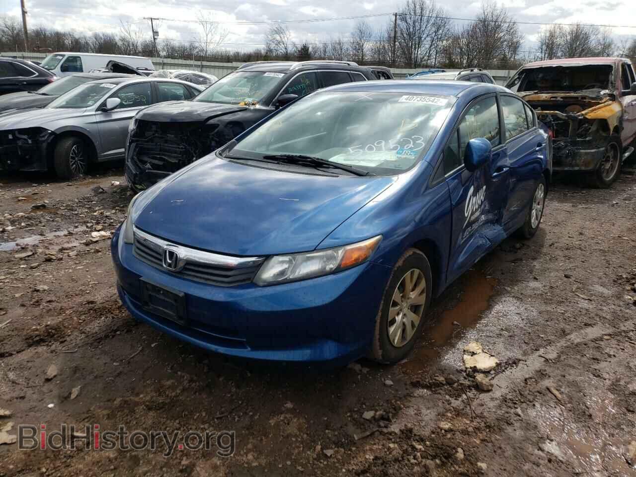 2012 HONDA CIVIC - VIN: 2HGFB2F55CH509523 - Фото 2