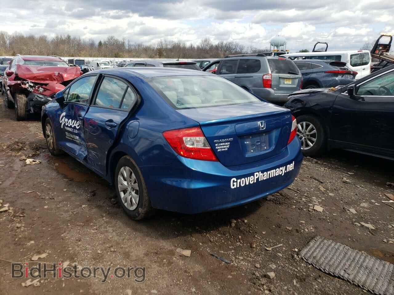 2012 HONDA CIVIC - VIN: 2HGFB2F55CH509523 - Фото 3