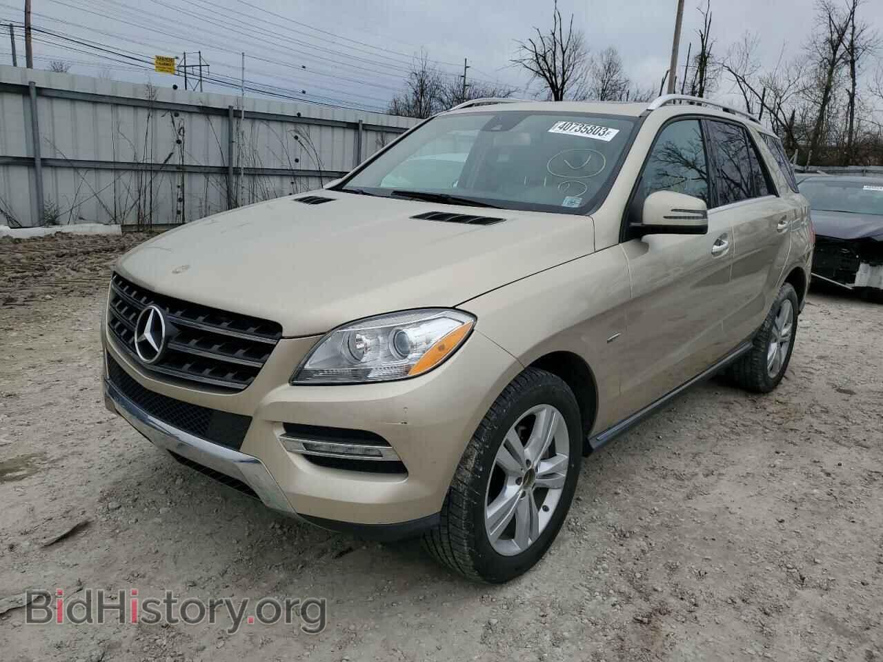 Photo 4JGDA5HBXCA077082 - MERCEDES-BENZ M-CLASS 2012
