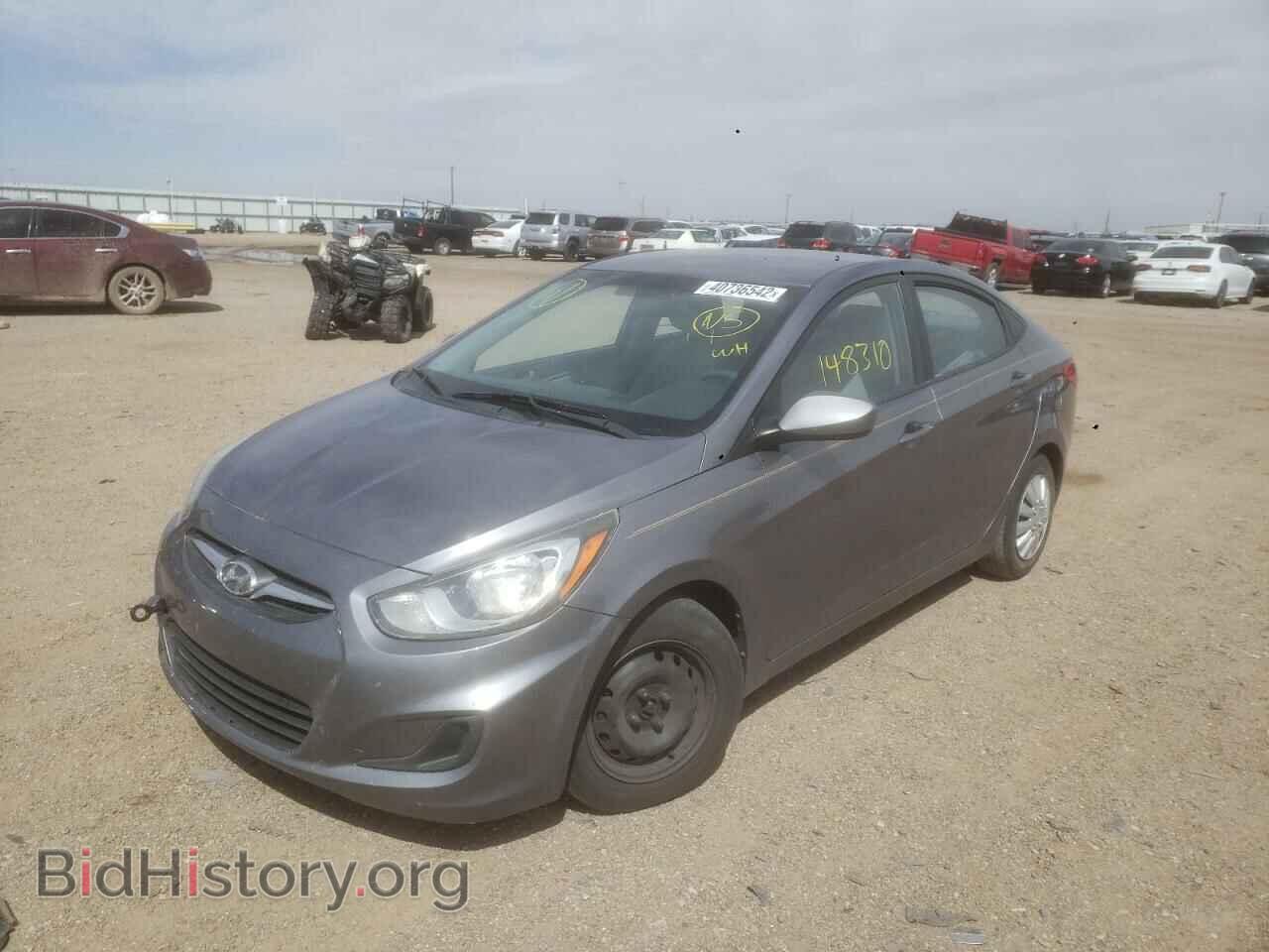 2014 HYUNDAI ACCENT - VIN: KMHCT4AE8EU604557 - Фото 2