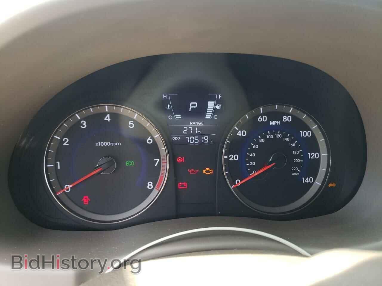 2014 HYUNDAI ACCENT - VIN: KMHCU4AE8EU757789 - Фото 8
