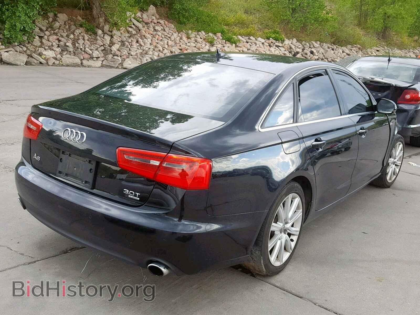 2013 AUDI A6 - VIN: WAUGGAFC8DN068201 - Фото 4