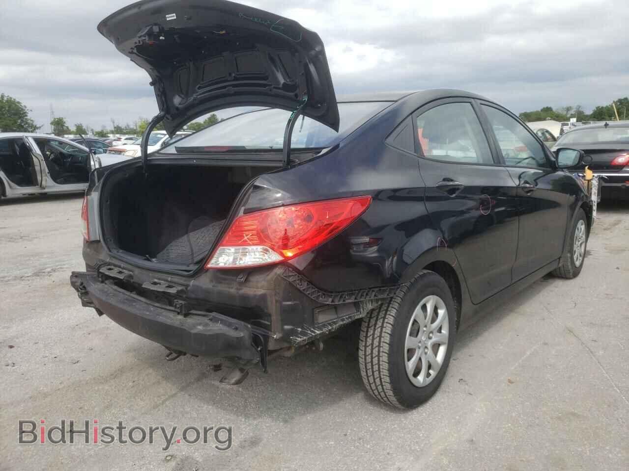 2013 HYUNDAI ACCENT - VIN: KMHCT4AE2DU555452 - Фото 4
