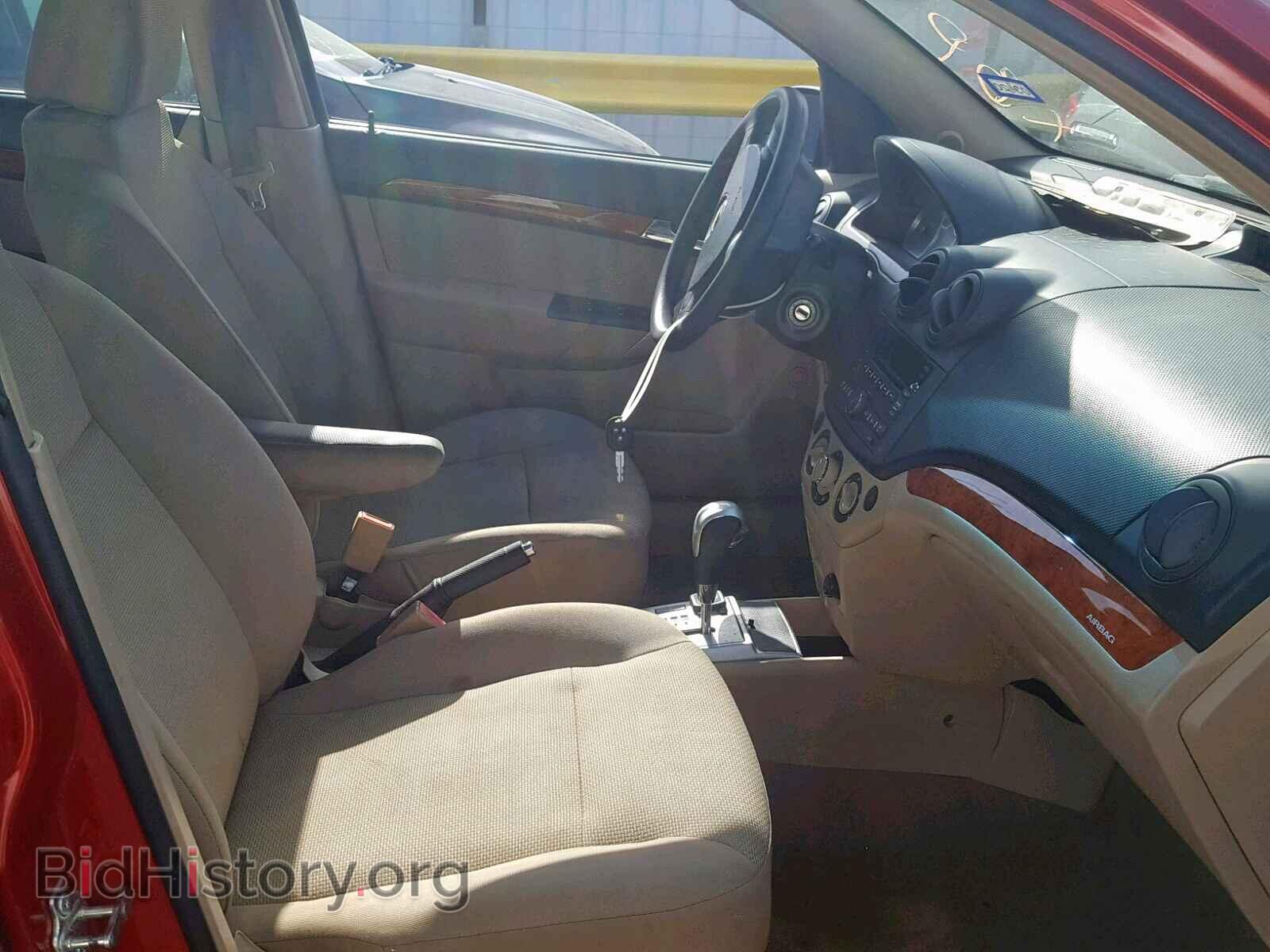 2011 CHEVROLET AVEO - VIN: KL1TD5DE6BB117567 - Фото 5