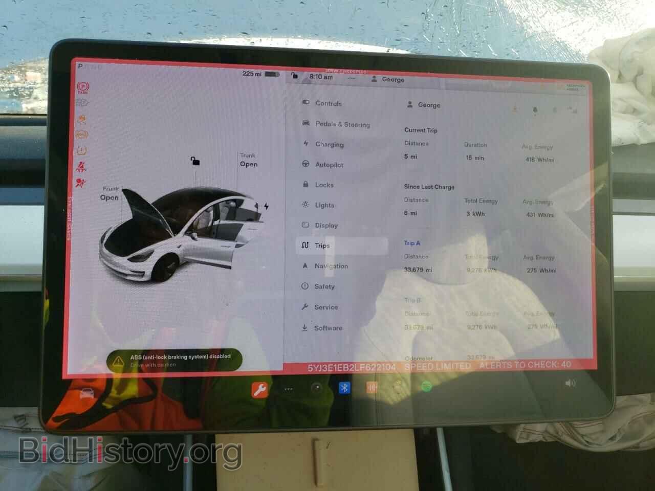 2020 TESLA MODEL 3 - VIN: 5YJ3E1EB2LF622104 - Photo 9