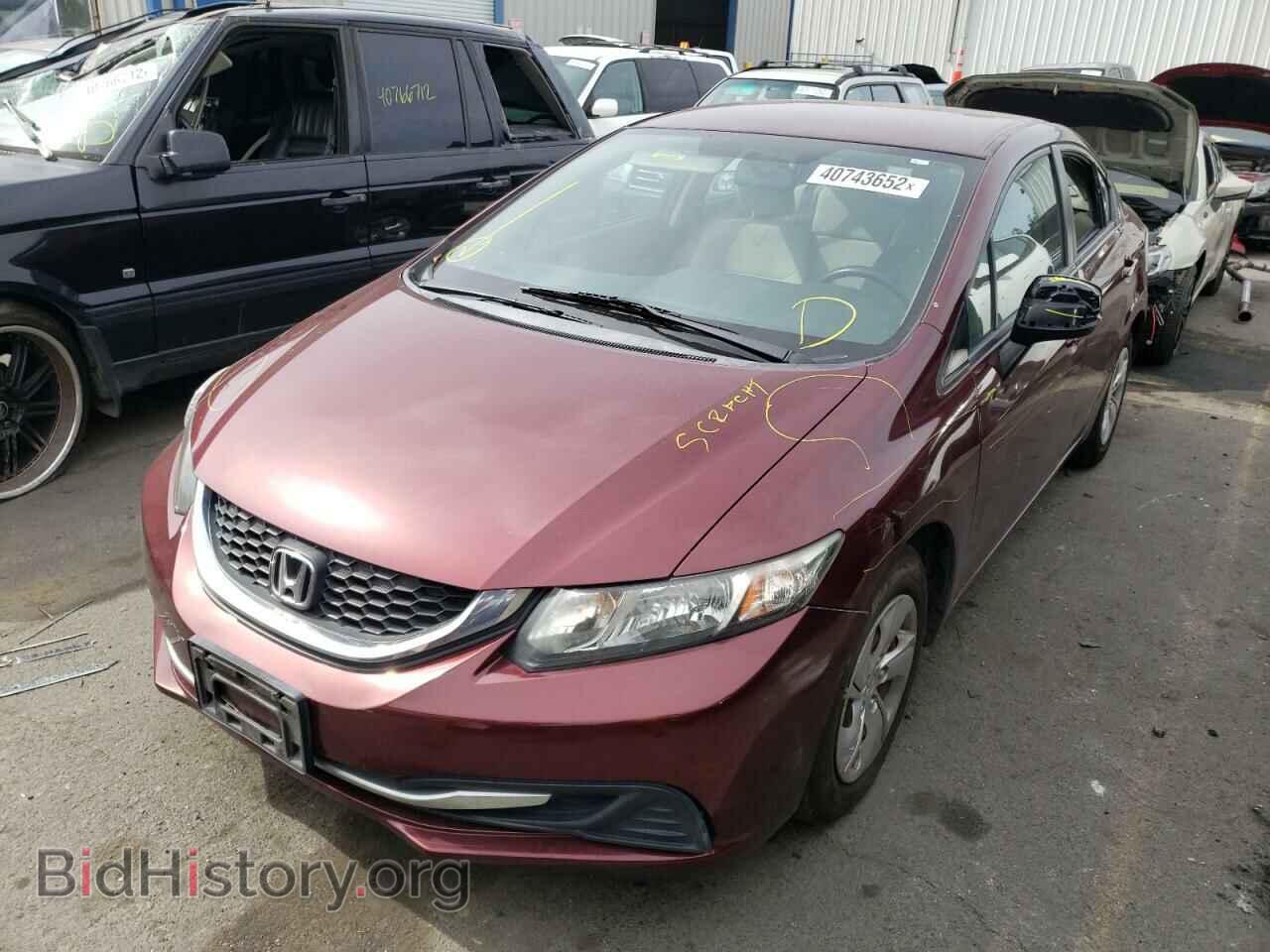 2013 HONDA CIVIC - VIN: 2HGFB2F50DH586219 - Фото 2