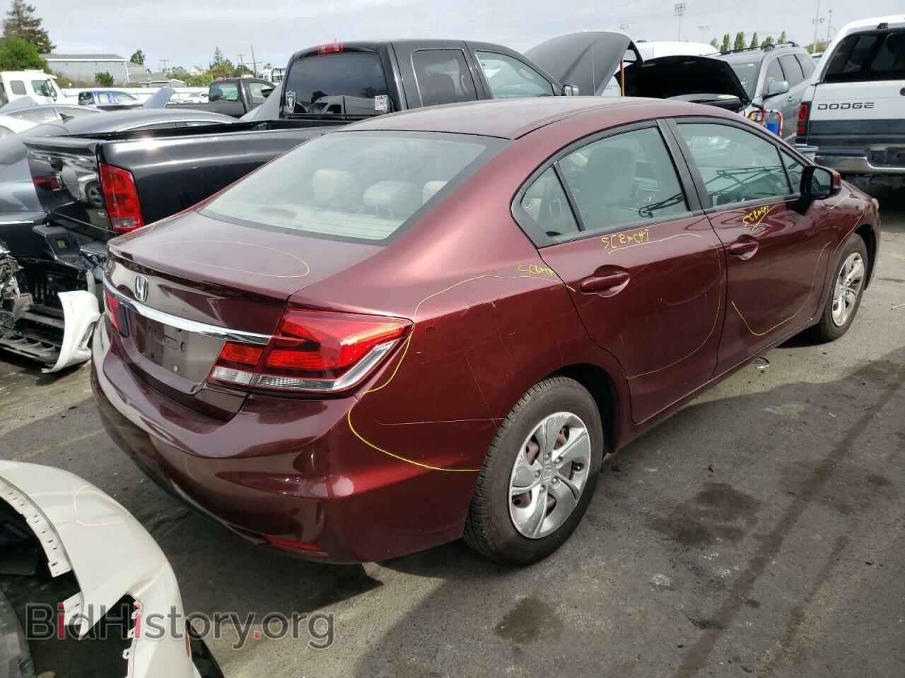 2013 HONDA CIVIC - VIN: 2HGFB2F50DH586219 - Фото 4