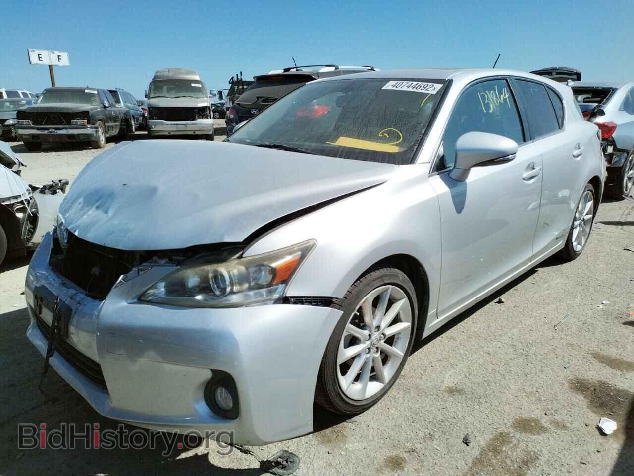 2012 LEXUS CT 200 - VIN: JTHKD5BH9C2118990 - Фото 2