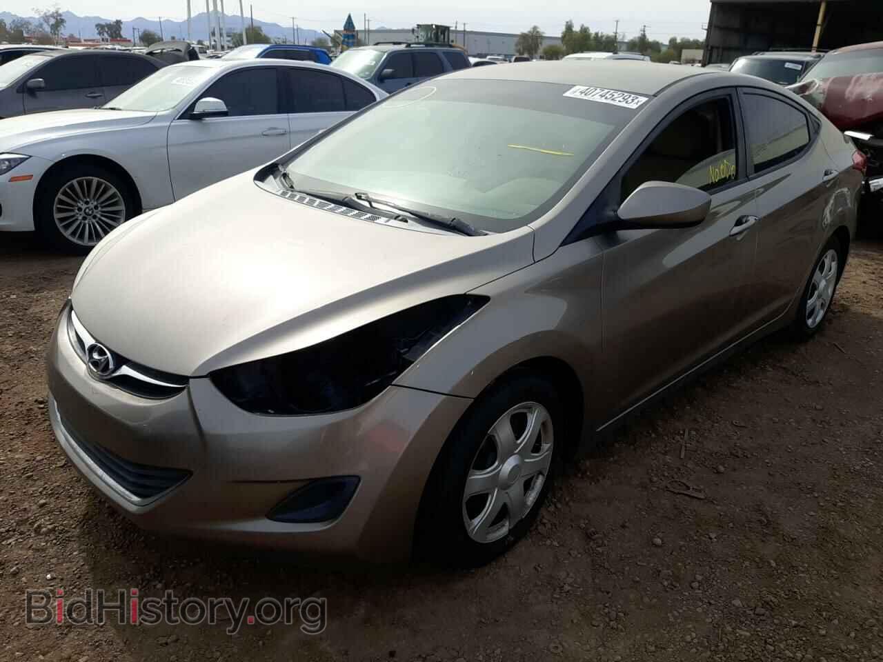 Photo 5NPDH4AE3CH123231 - HYUNDAI ELANTRA 2012