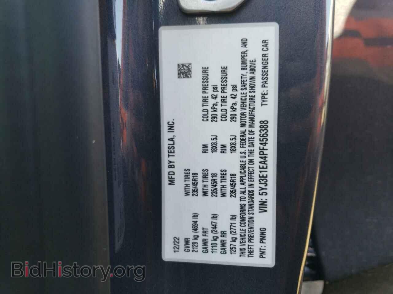 2023 TESLA MODEL 3 - VIN: 5YJ3E1EA4PF456388 - Photo 13