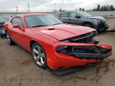 2014 Dodge CHALLENGER, red — VIN 2C3CDYAG5EH204036, Copart