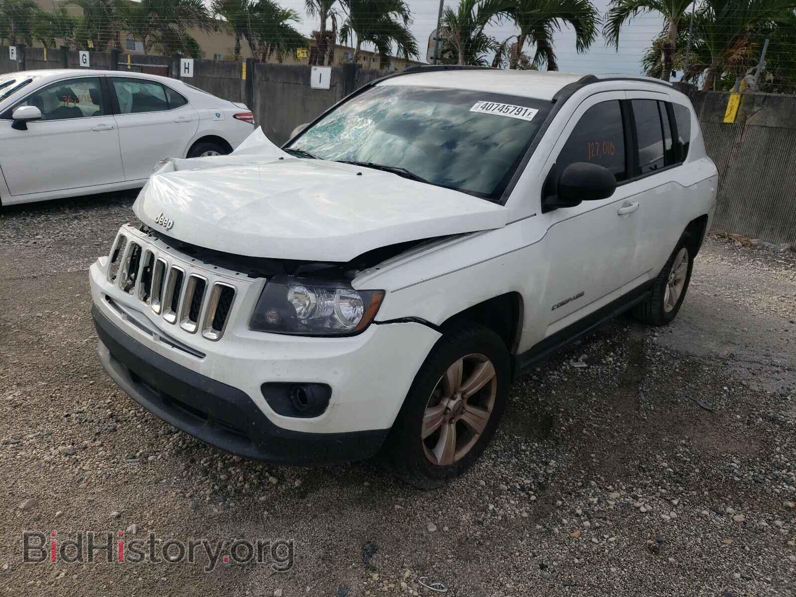 2014 JEEP COMPASS - VIN: 1C4NJCBB3ED648029 - Фото 2