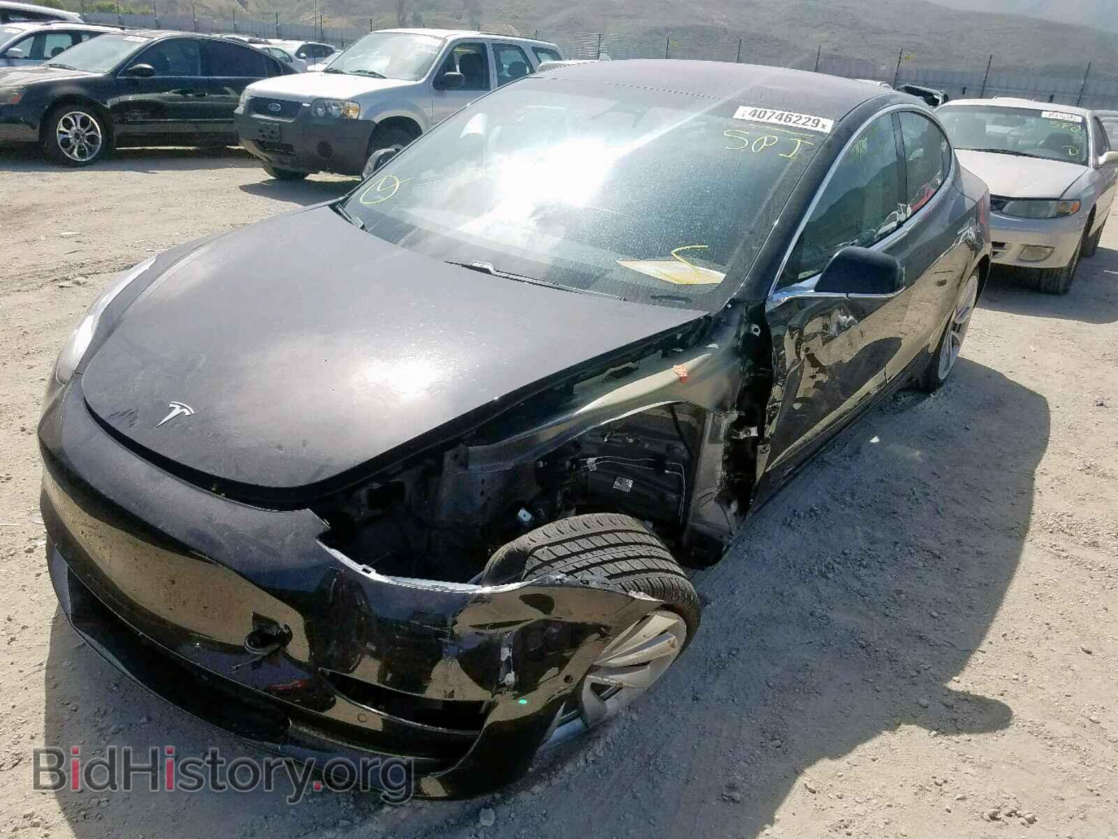 2018 TESLA MODEL 3 - VIN: 5YJ3E1EA2JF061214 - Фото 2