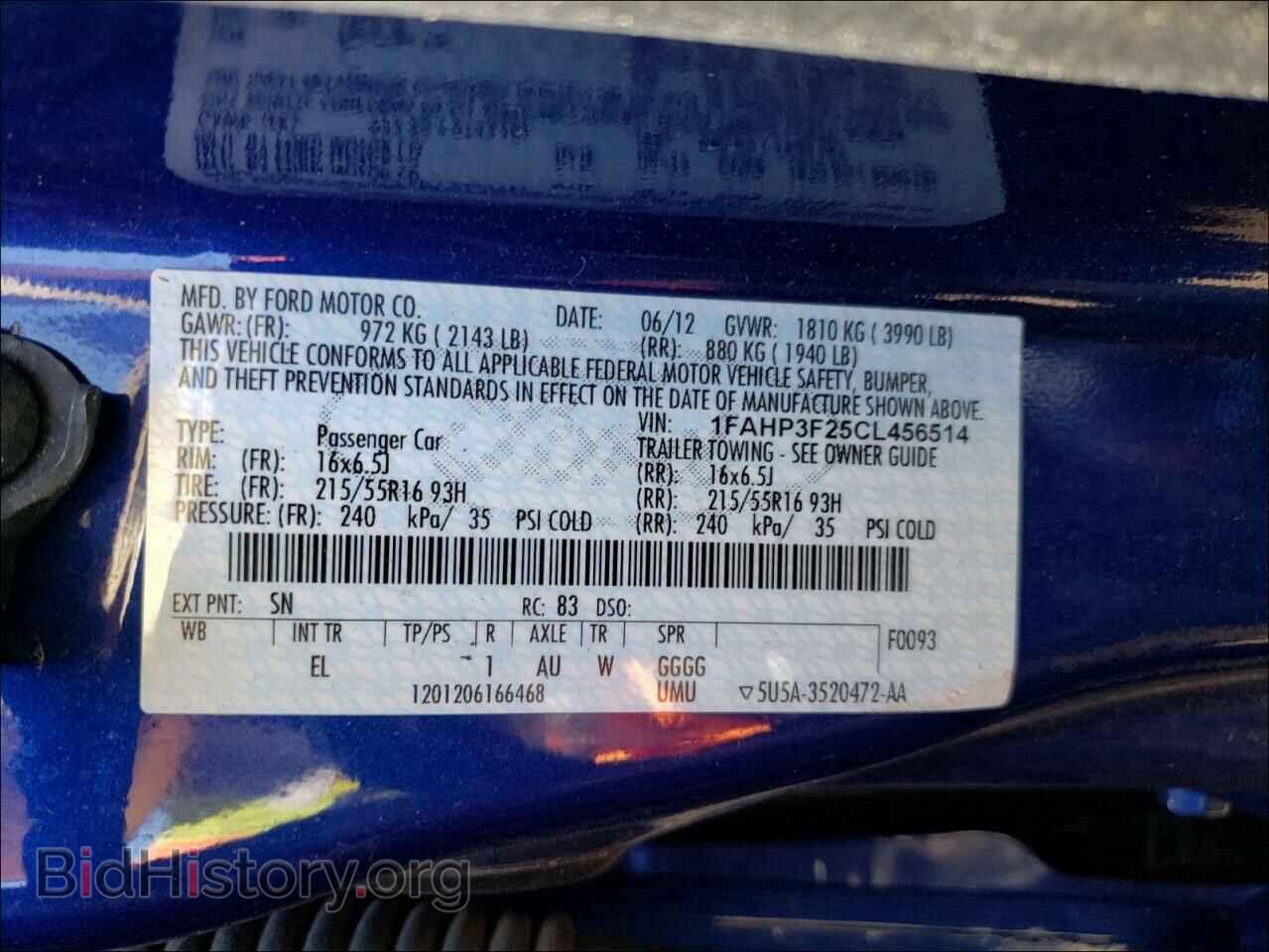 2012 FORD FOCUS - VIN: 1FAHP3F25CL456514 - Photo 10