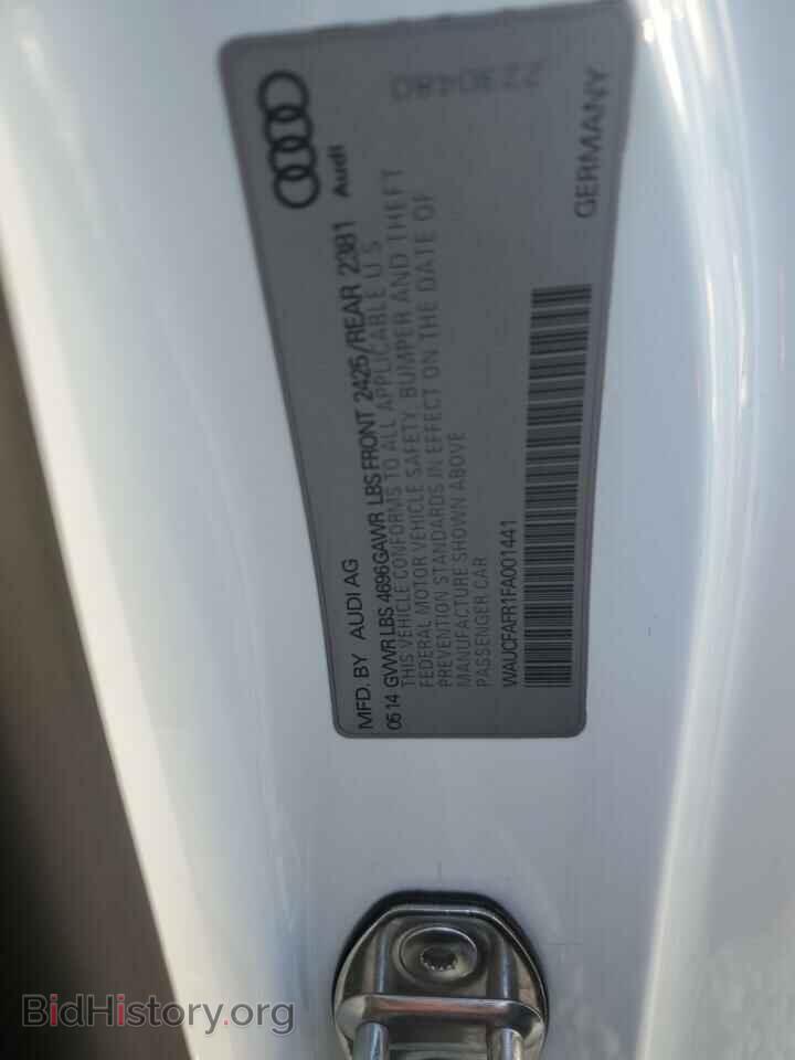 2015 AUDI A5 - VIN: WAUCFAFR1FA001441 - Фото 12