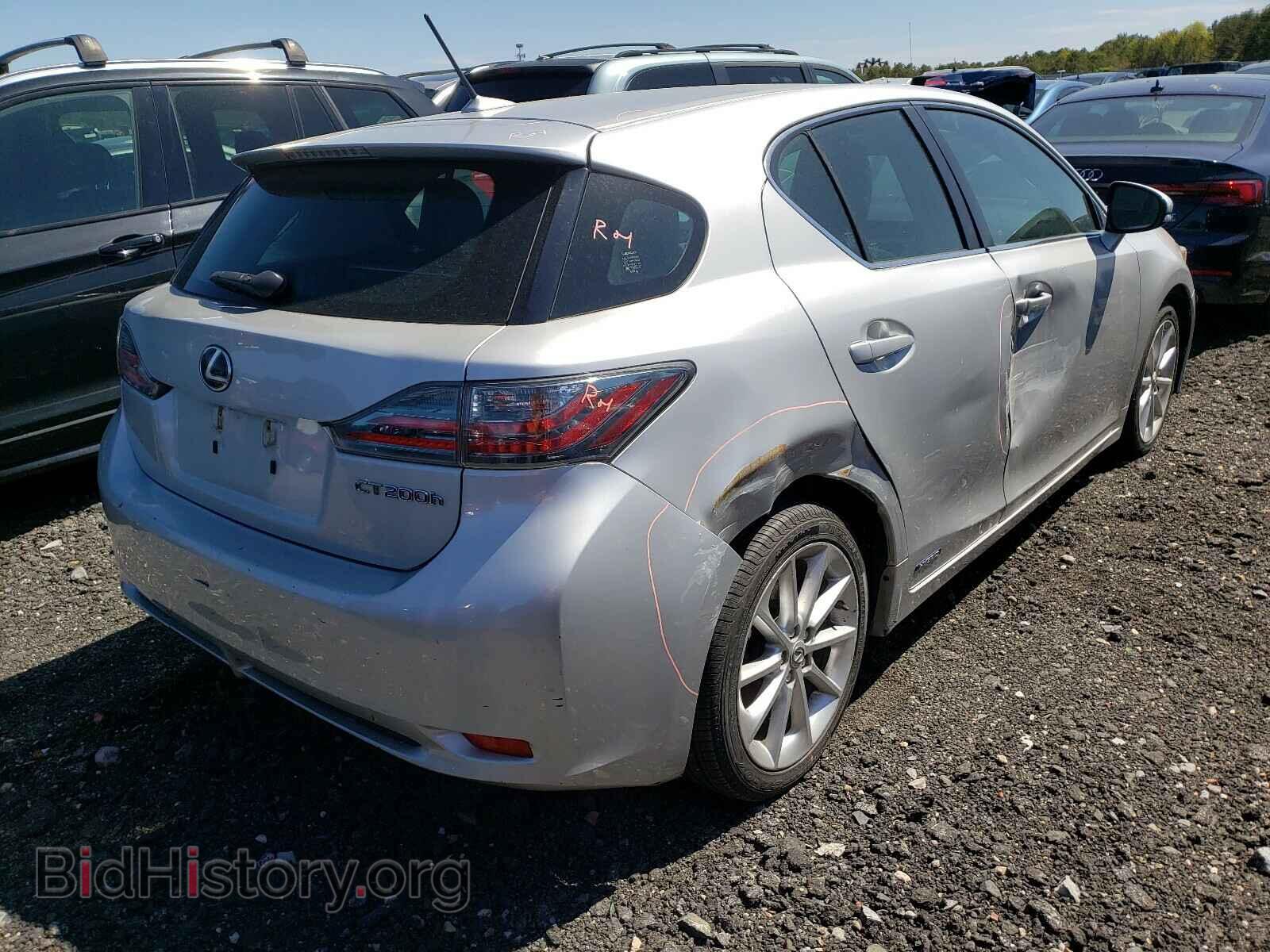 2011 LEXUS CT 200 - VIN: JTHKD5BH3B2015031 - Фото 4