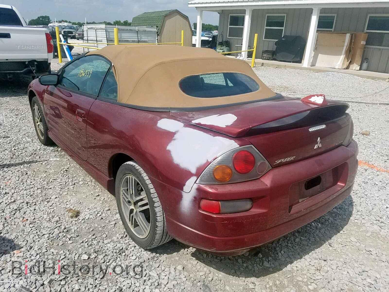 2003 MITSUBISHI ECLIPSE - VIN: 4A3AE75HX3E131437 - Фото 3