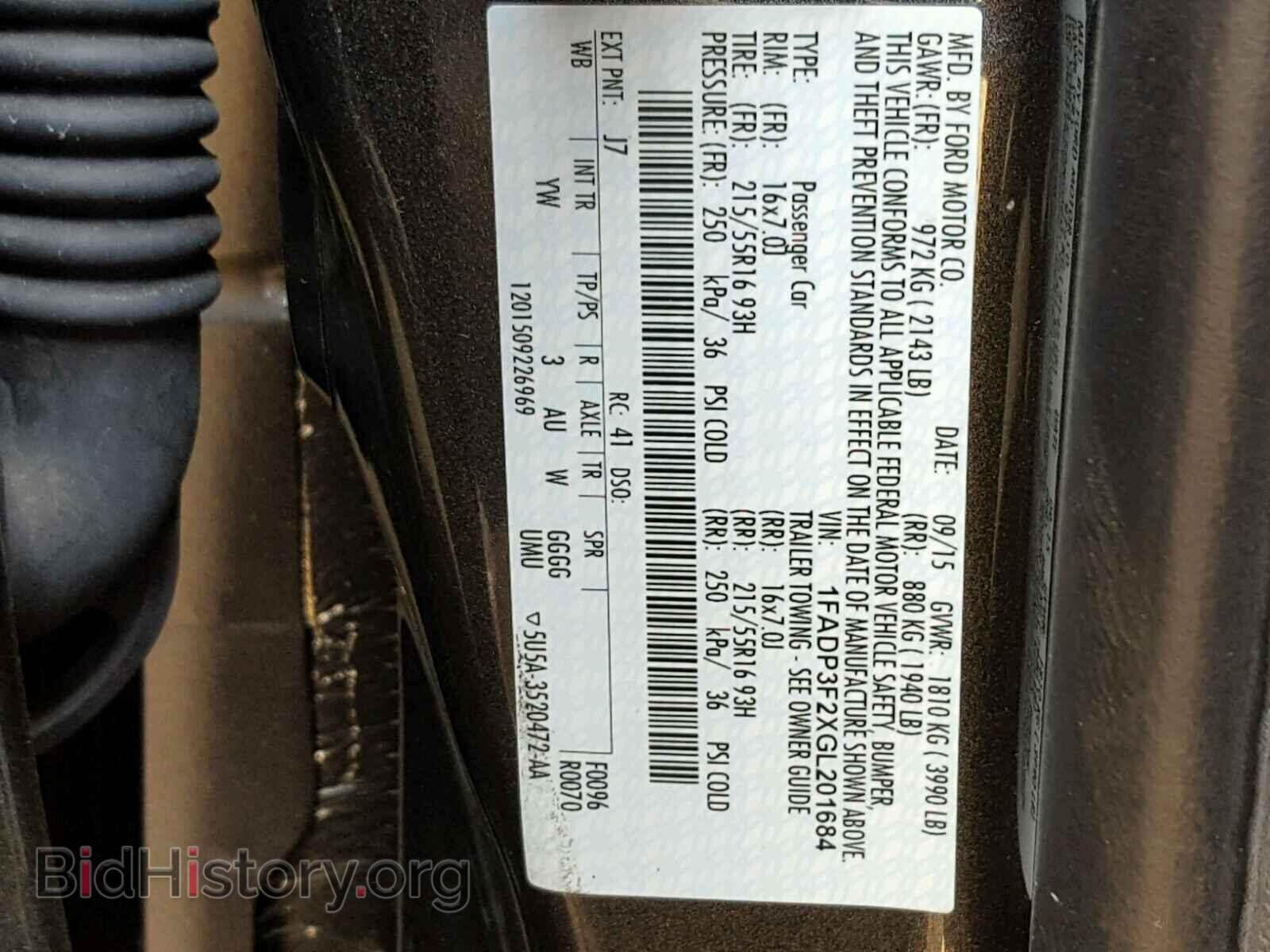 2016 FORD FOCUS - VIN: 1FADP3F2XGL201684 - Photo 10